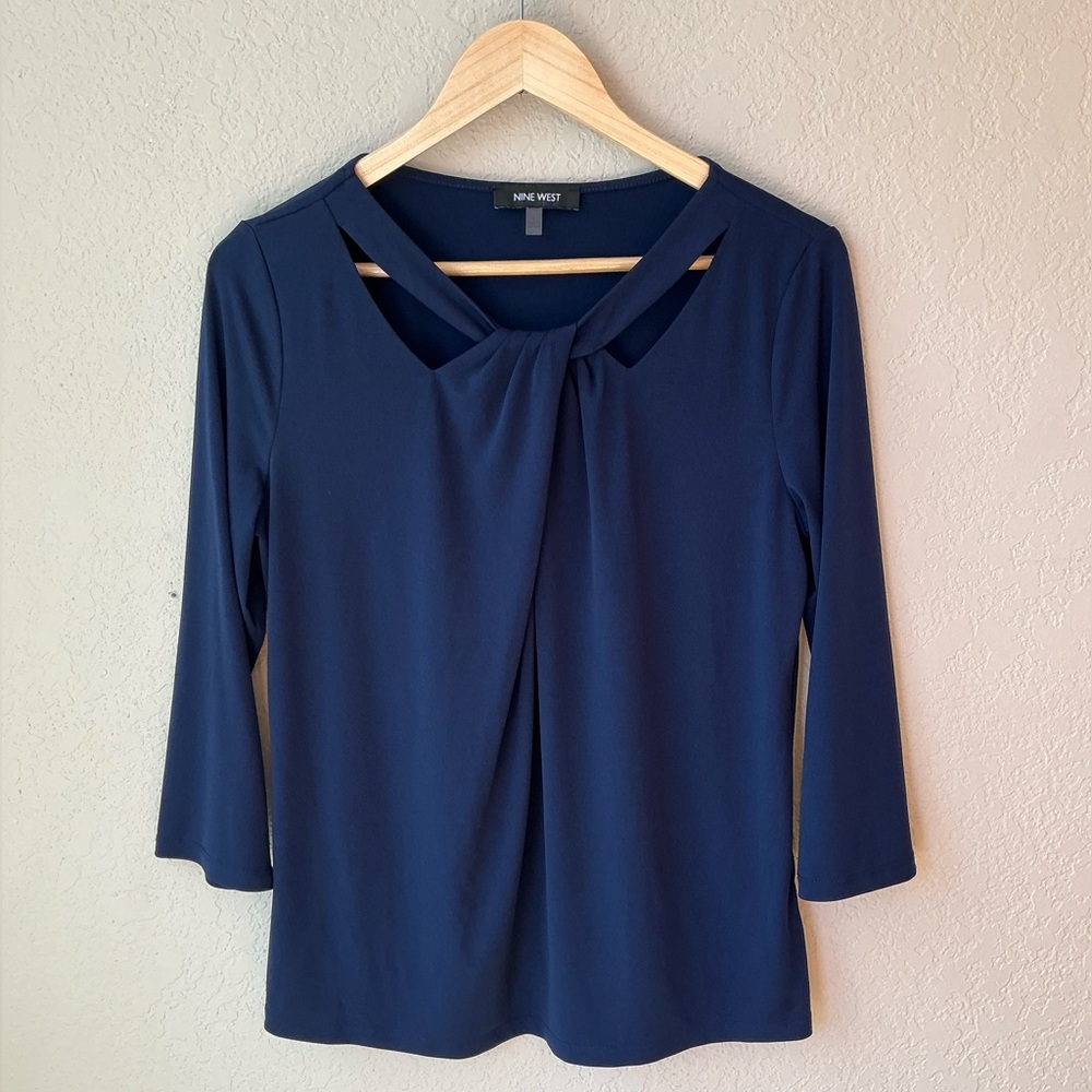 Women's Navy Blue Blouse